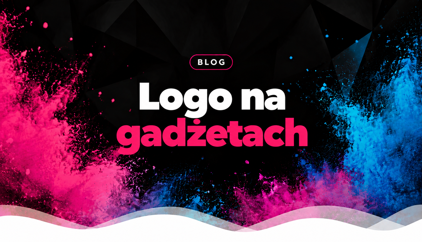 logo na gadżetach
